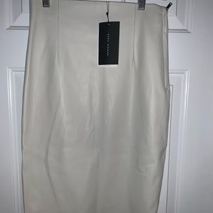 Zara faux leather skirt